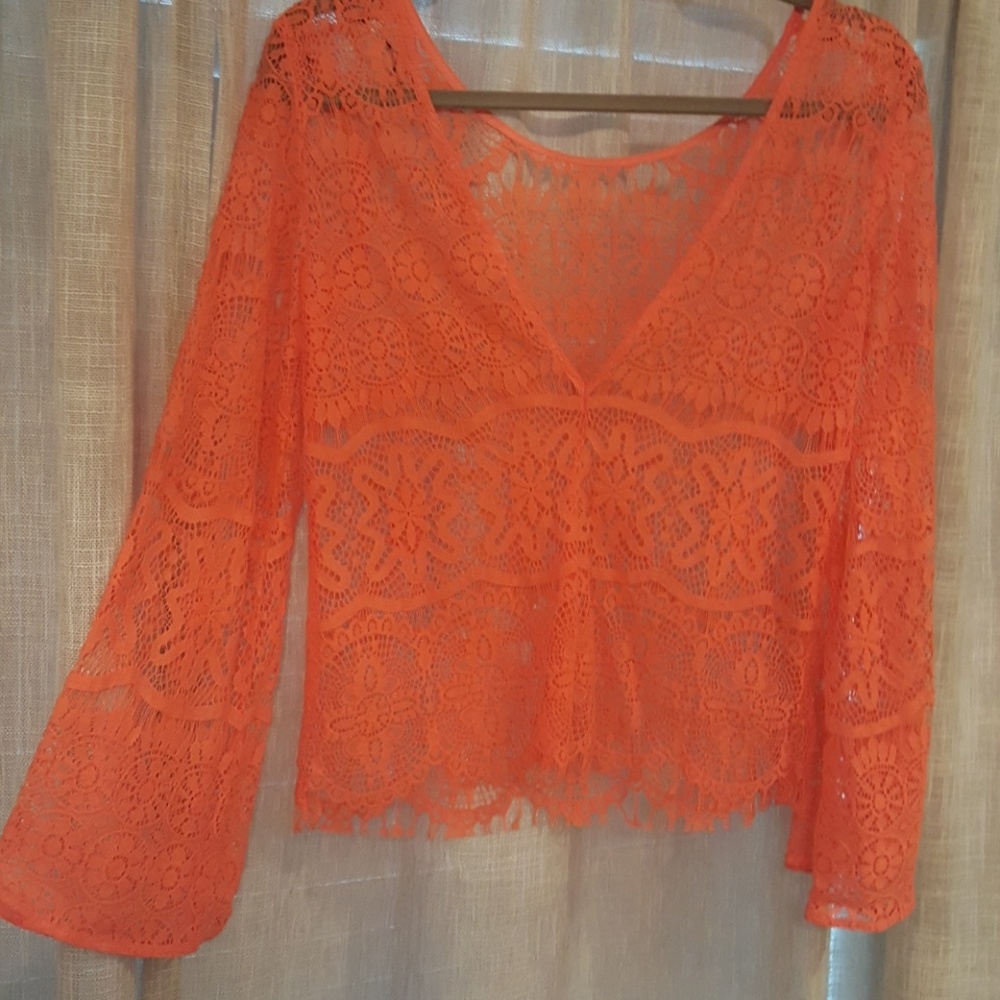 Zara Stunning lace blouse